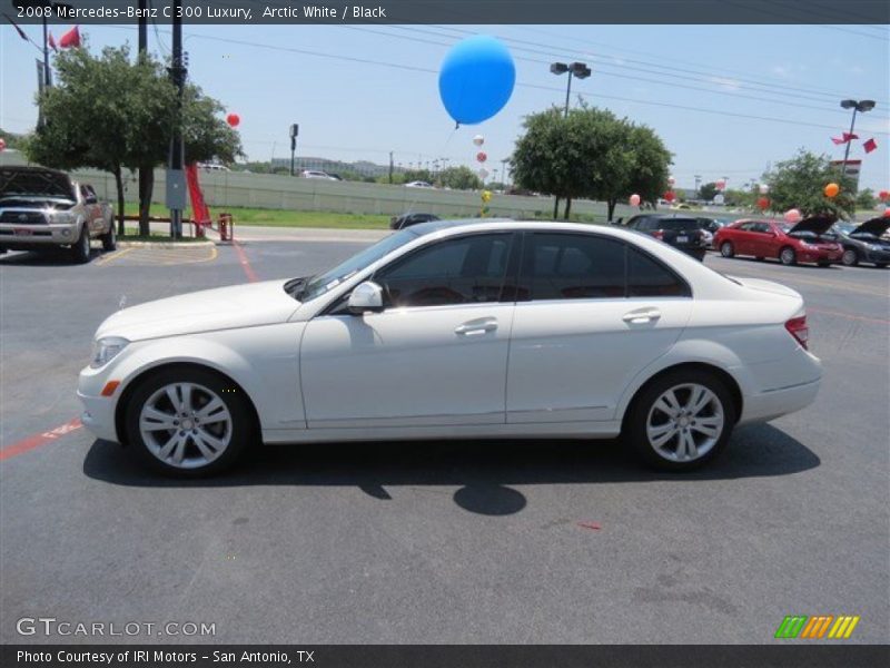 Arctic White / Black 2008 Mercedes-Benz C 300 Luxury