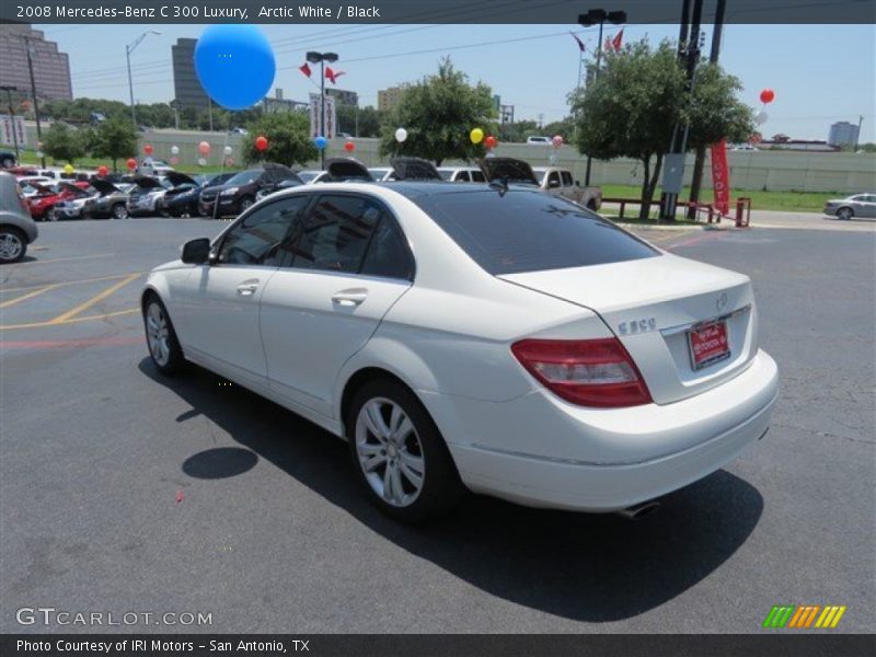Arctic White / Black 2008 Mercedes-Benz C 300 Luxury