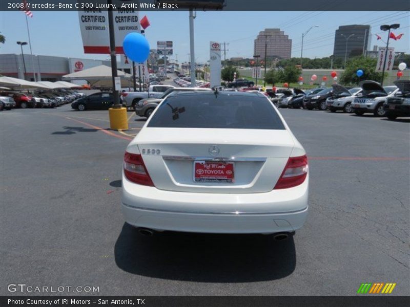 Arctic White / Black 2008 Mercedes-Benz C 300 Luxury