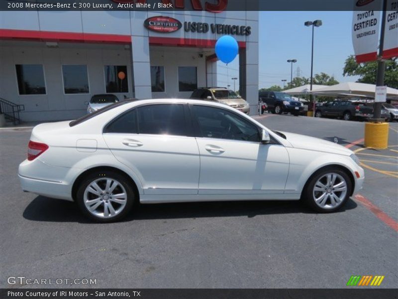 Arctic White / Black 2008 Mercedes-Benz C 300 Luxury