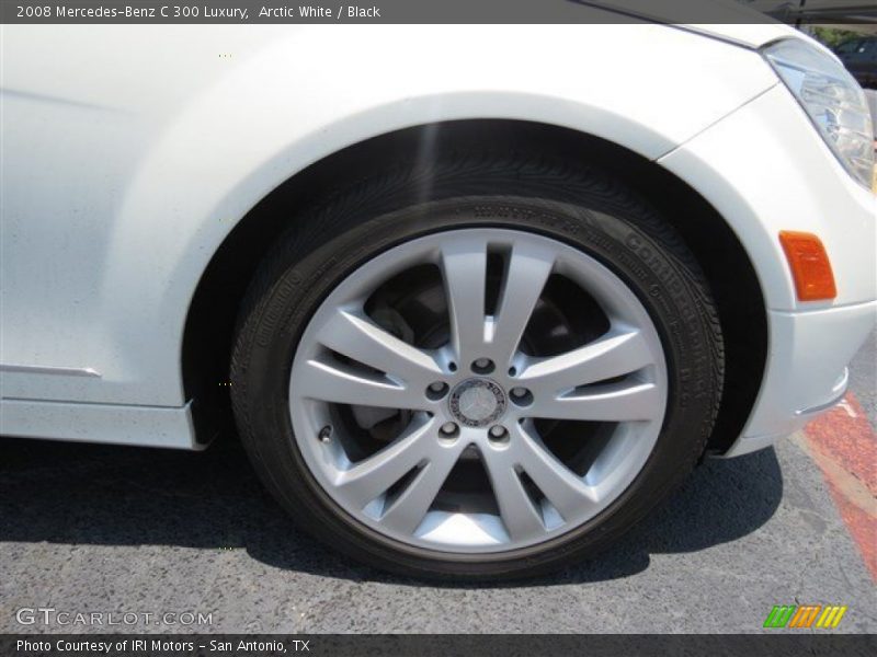 Arctic White / Black 2008 Mercedes-Benz C 300 Luxury