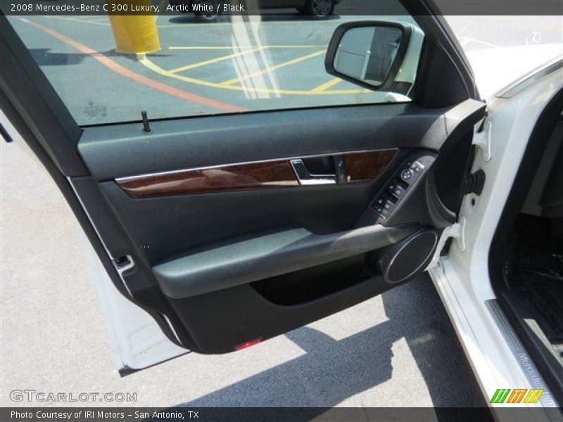 Arctic White / Black 2008 Mercedes-Benz C 300 Luxury