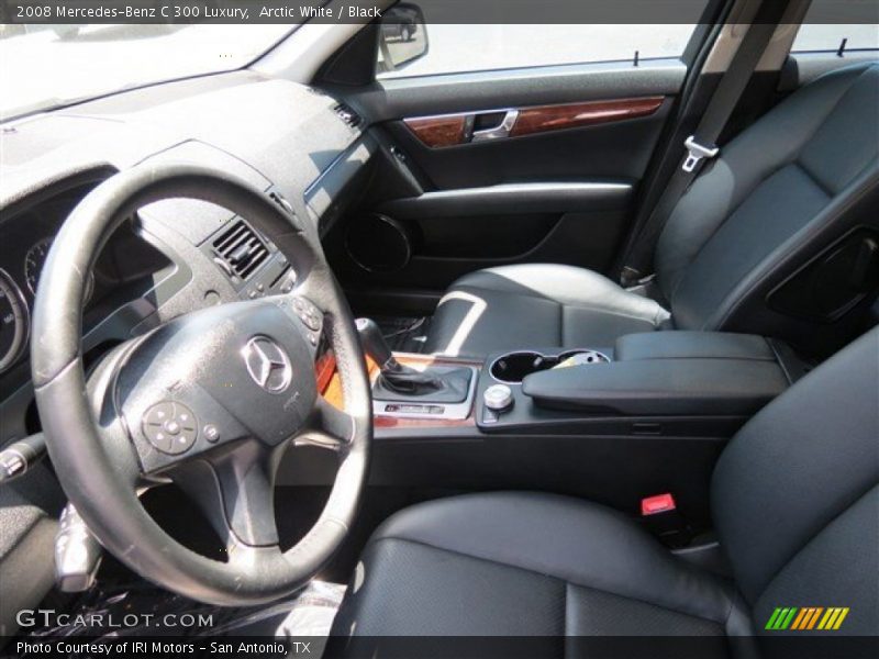 Arctic White / Black 2008 Mercedes-Benz C 300 Luxury
