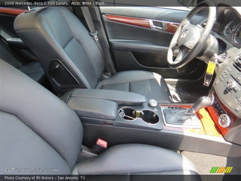 Arctic White / Black 2008 Mercedes-Benz C 300 Luxury