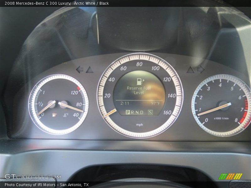 Arctic White / Black 2008 Mercedes-Benz C 300 Luxury