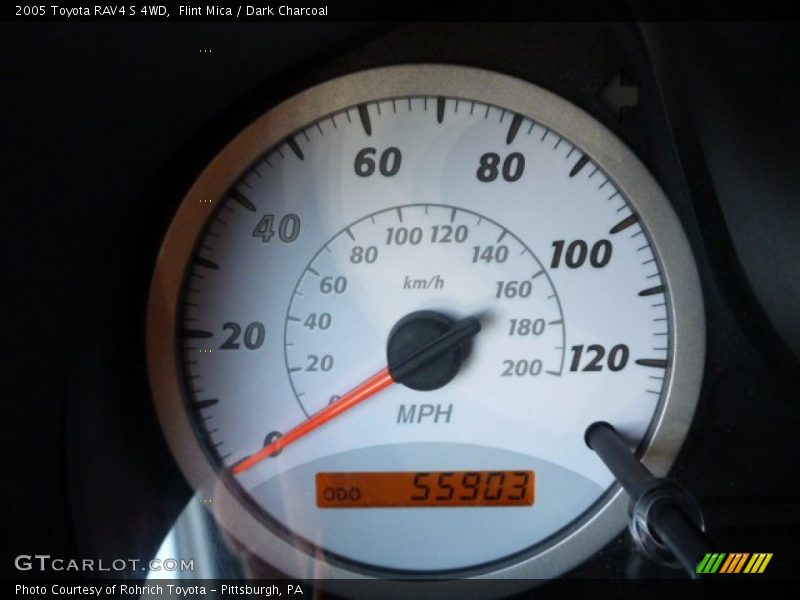 Flint Mica / Dark Charcoal 2005 Toyota RAV4 S 4WD