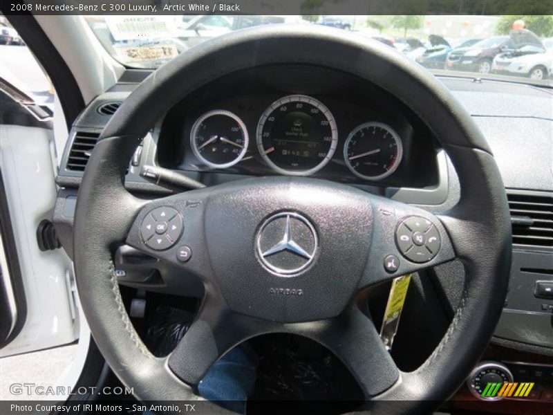 Arctic White / Black 2008 Mercedes-Benz C 300 Luxury