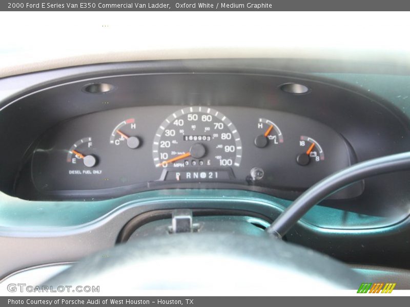  2000 E Series Van E350 Commercial Van Ladder E350 Commercial Van Ladder Gauges