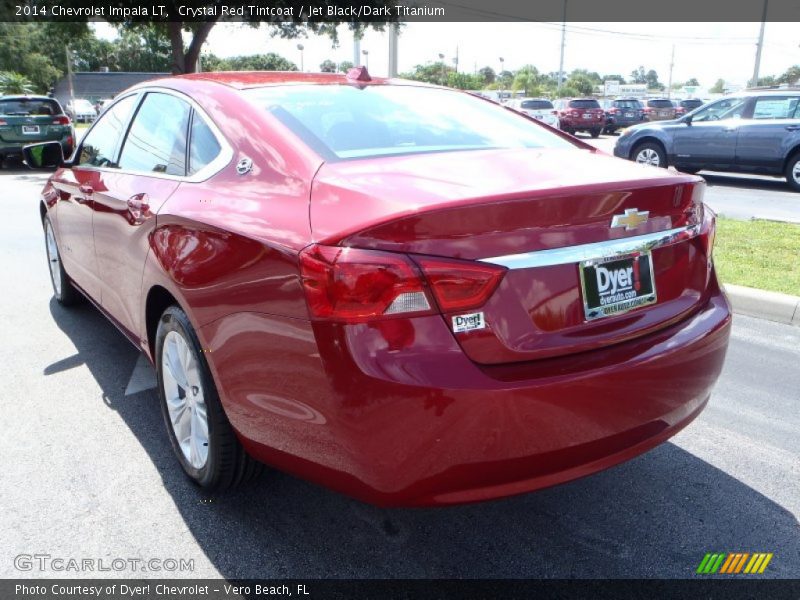 Crystal Red Tintcoat / Jet Black/Dark Titanium 2014 Chevrolet Impala LT
