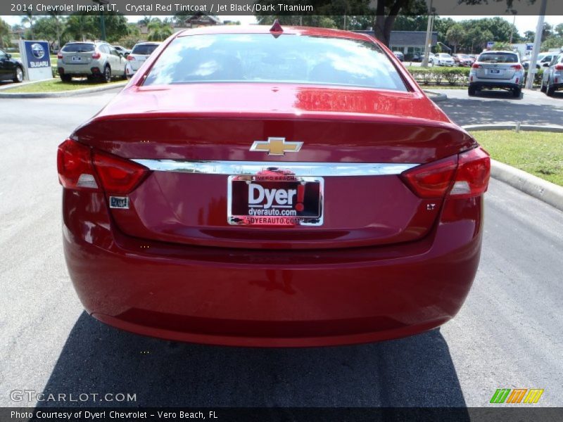 Crystal Red Tintcoat / Jet Black/Dark Titanium 2014 Chevrolet Impala LT