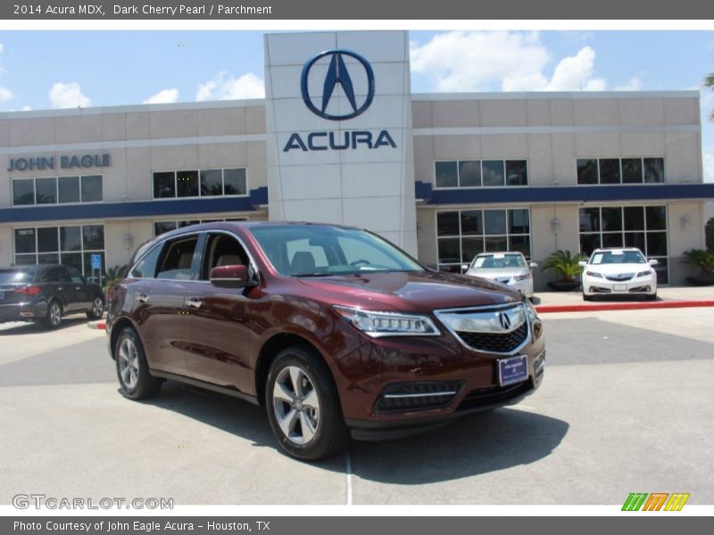 Dark Cherry Pearl / Parchment 2014 Acura MDX