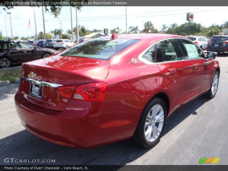 Crystal Red Tintcoat / Jet Black/Dark Titanium 2014 Chevrolet Impala LT