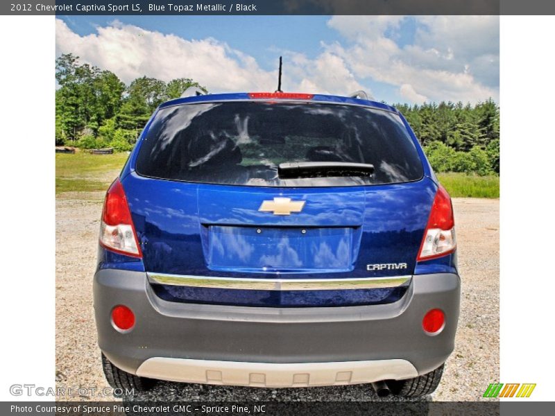 Blue Topaz Metallic / Black 2012 Chevrolet Captiva Sport LS