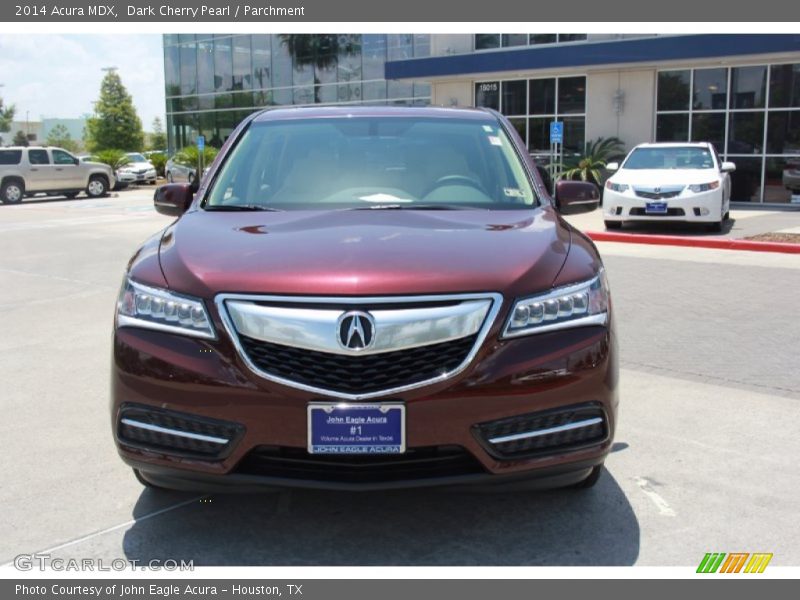 Dark Cherry Pearl / Parchment 2014 Acura MDX