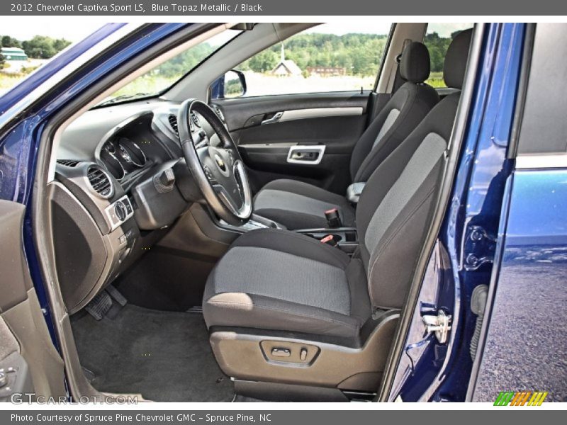 Blue Topaz Metallic / Black 2012 Chevrolet Captiva Sport LS