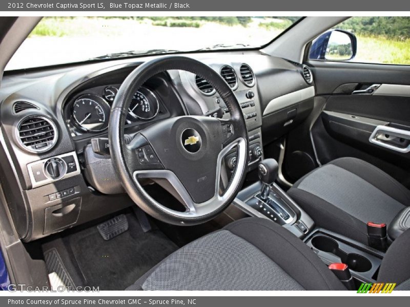 Black Interior - 2012 Captiva Sport LS 