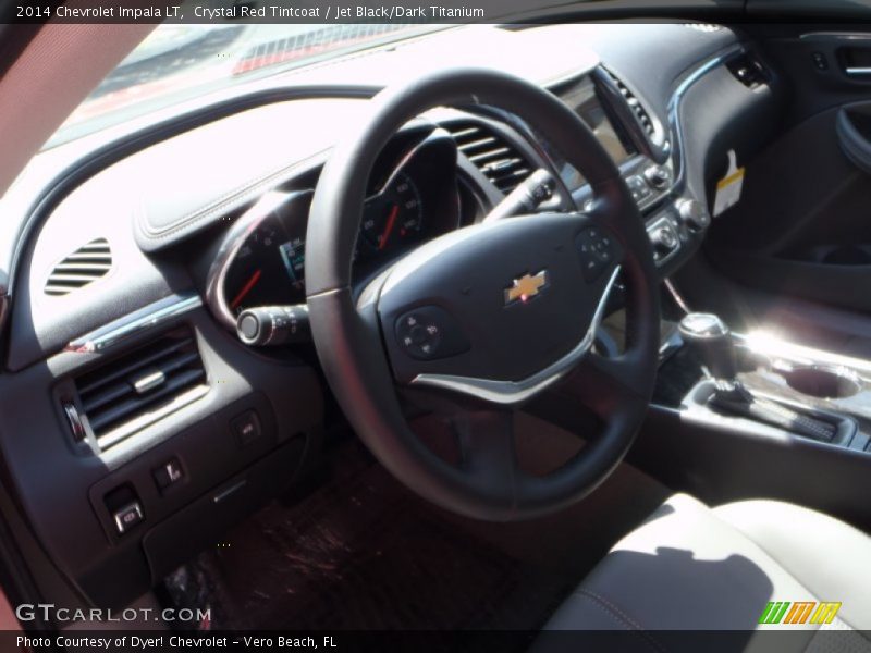 Crystal Red Tintcoat / Jet Black/Dark Titanium 2014 Chevrolet Impala LT
