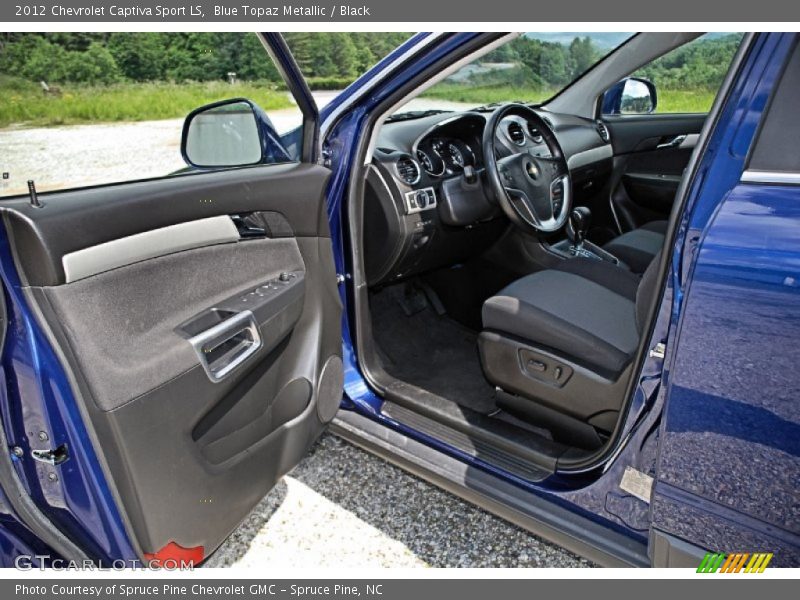 Blue Topaz Metallic / Black 2012 Chevrolet Captiva Sport LS