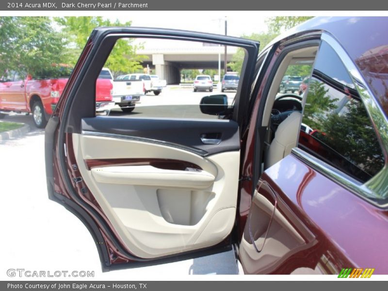 Dark Cherry Pearl / Parchment 2014 Acura MDX