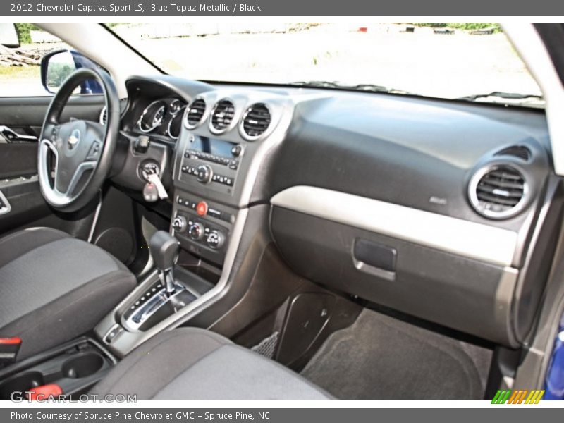 Blue Topaz Metallic / Black 2012 Chevrolet Captiva Sport LS