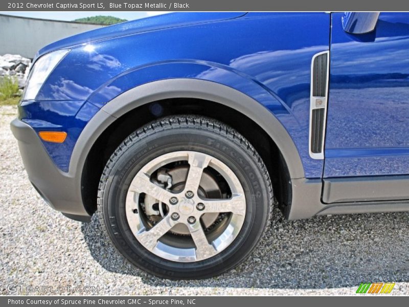 Blue Topaz Metallic / Black 2012 Chevrolet Captiva Sport LS