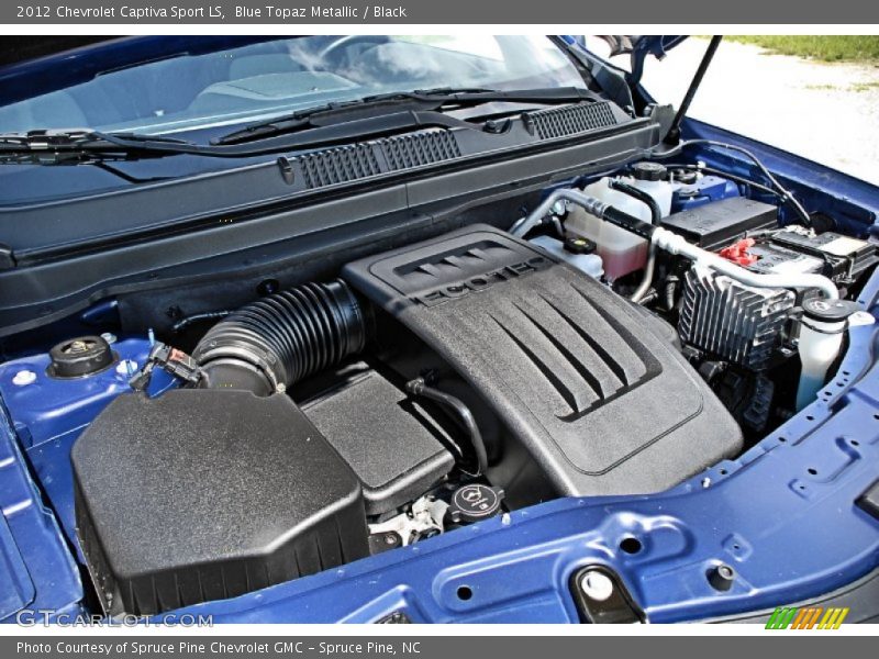 Blue Topaz Metallic / Black 2012 Chevrolet Captiva Sport LS