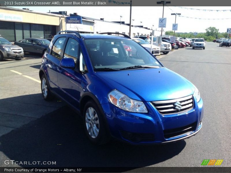 Boost Blue Metallic / Black 2013 Suzuki SX4 Crossover AWD