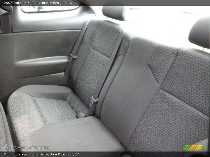 Performance Red / Ebony 2007 Pontiac G5