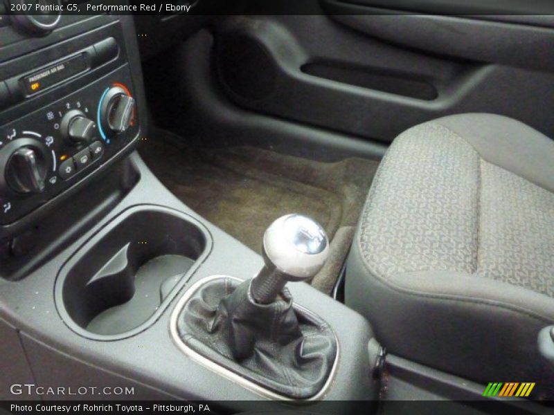 Performance Red / Ebony 2007 Pontiac G5