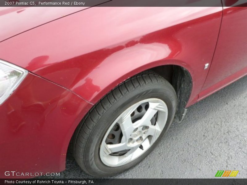 Performance Red / Ebony 2007 Pontiac G5