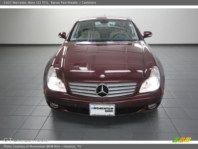 Barolo Red Metallic / Cashmere 2007 Mercedes-Benz CLS 550