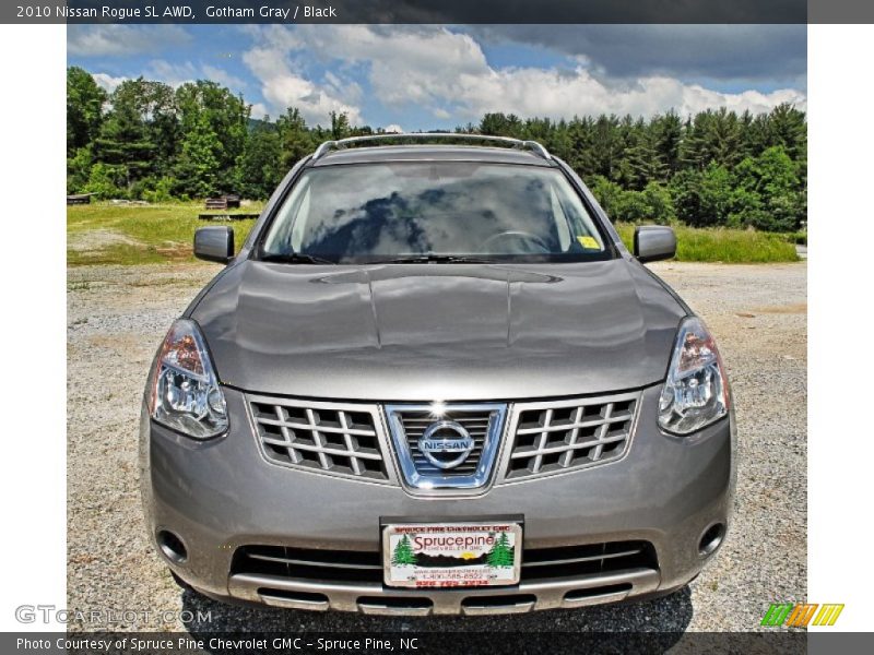 Gotham Gray / Black 2010 Nissan Rogue SL AWD