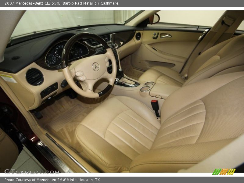 Barolo Red Metallic / Cashmere 2007 Mercedes-Benz CLS 550