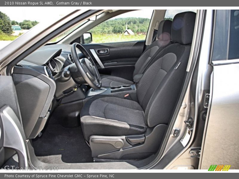 Gotham Gray / Black 2010 Nissan Rogue SL AWD