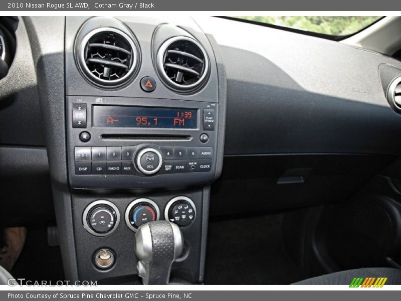 Gotham Gray / Black 2010 Nissan Rogue SL AWD