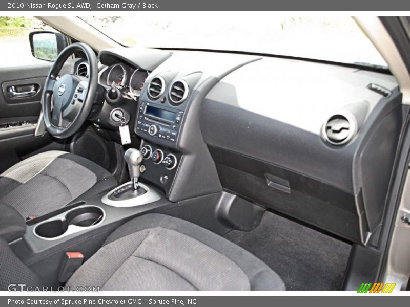 Gotham Gray / Black 2010 Nissan Rogue SL AWD