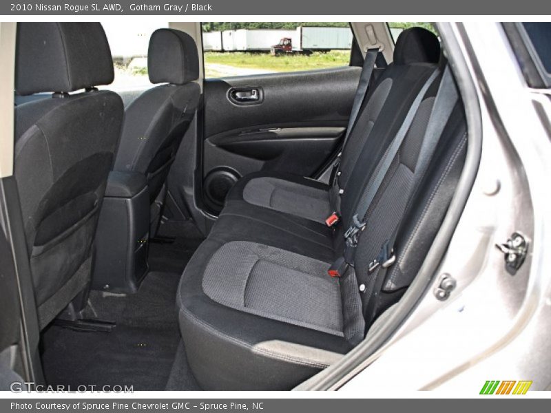 Gotham Gray / Black 2010 Nissan Rogue SL AWD