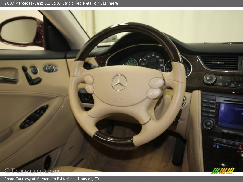 Barolo Red Metallic / Cashmere 2007 Mercedes-Benz CLS 550