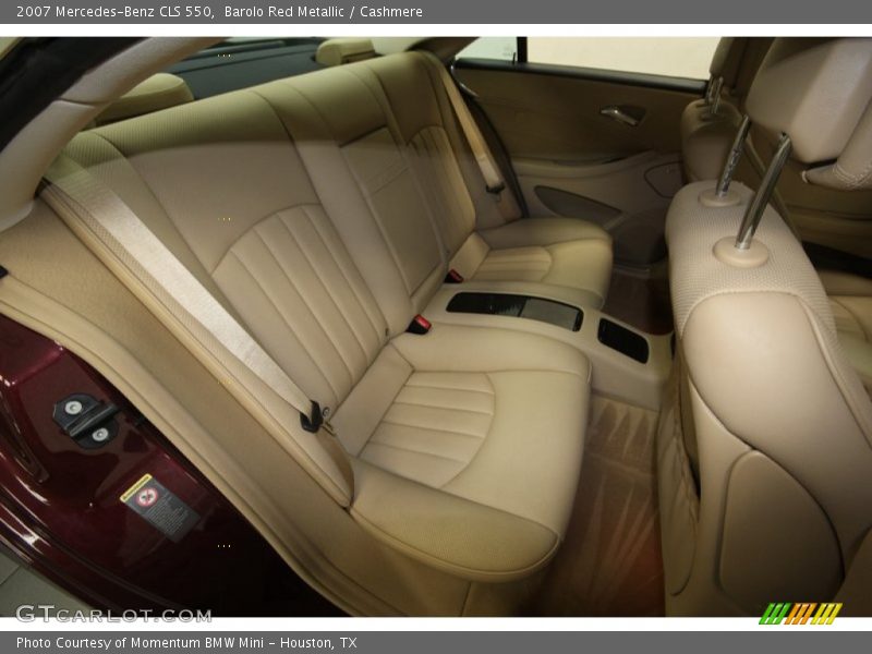 Barolo Red Metallic / Cashmere 2007 Mercedes-Benz CLS 550