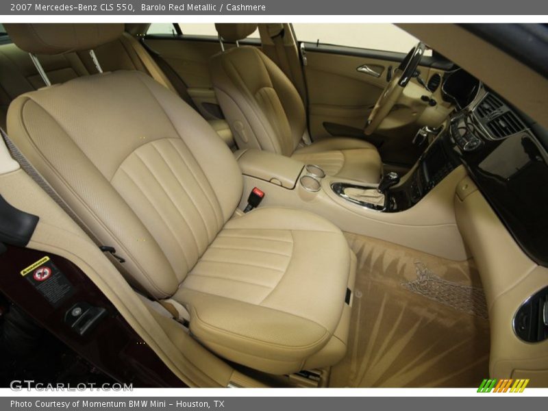 Barolo Red Metallic / Cashmere 2007 Mercedes-Benz CLS 550