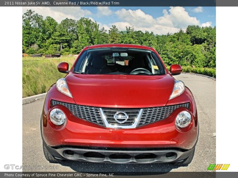 Cayenne Red / Black/Red w/Red Trim 2011 Nissan Juke SV AWD