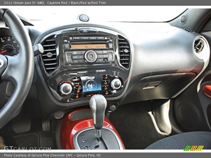 Cayenne Red / Black/Red w/Red Trim 2011 Nissan Juke SV AWD