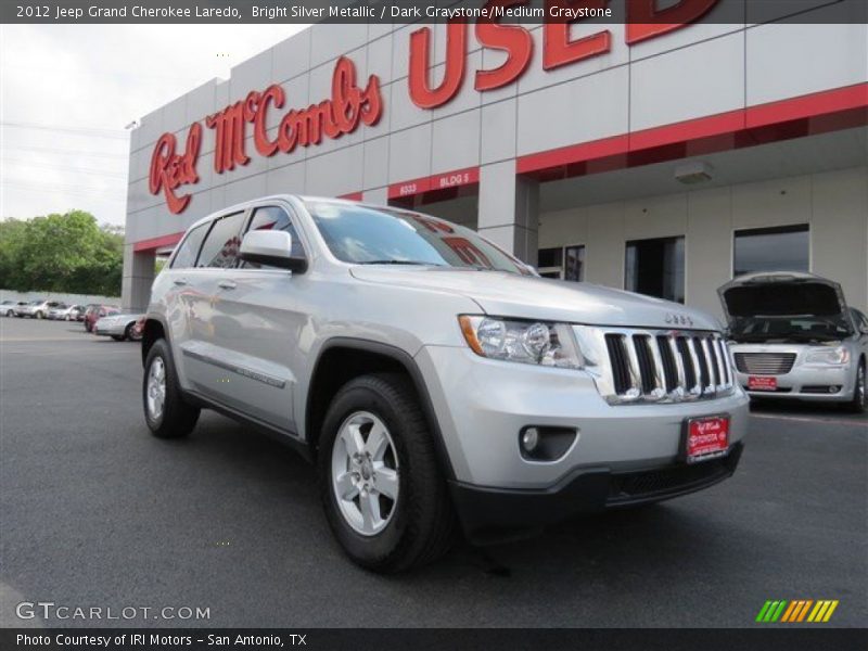 Bright Silver Metallic / Dark Graystone/Medium Graystone 2012 Jeep Grand Cherokee Laredo