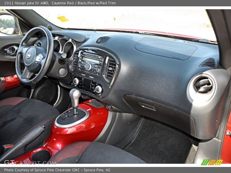 Cayenne Red / Black/Red w/Red Trim 2011 Nissan Juke SV AWD