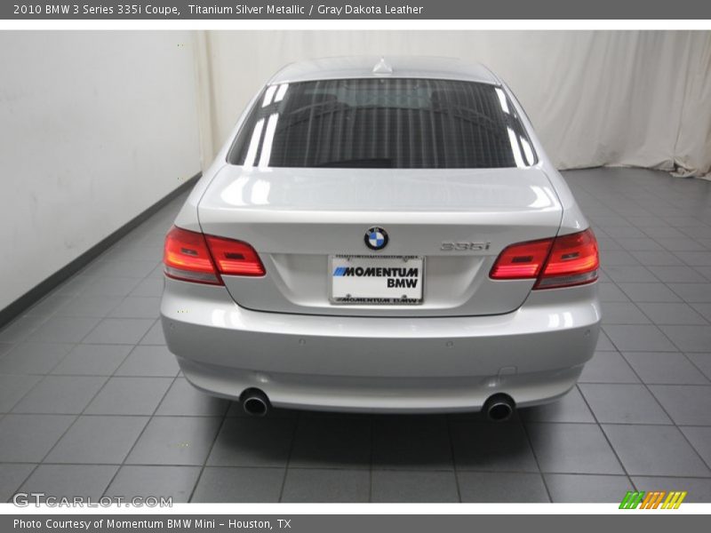 Titanium Silver Metallic / Gray Dakota Leather 2010 BMW 3 Series 335i Coupe