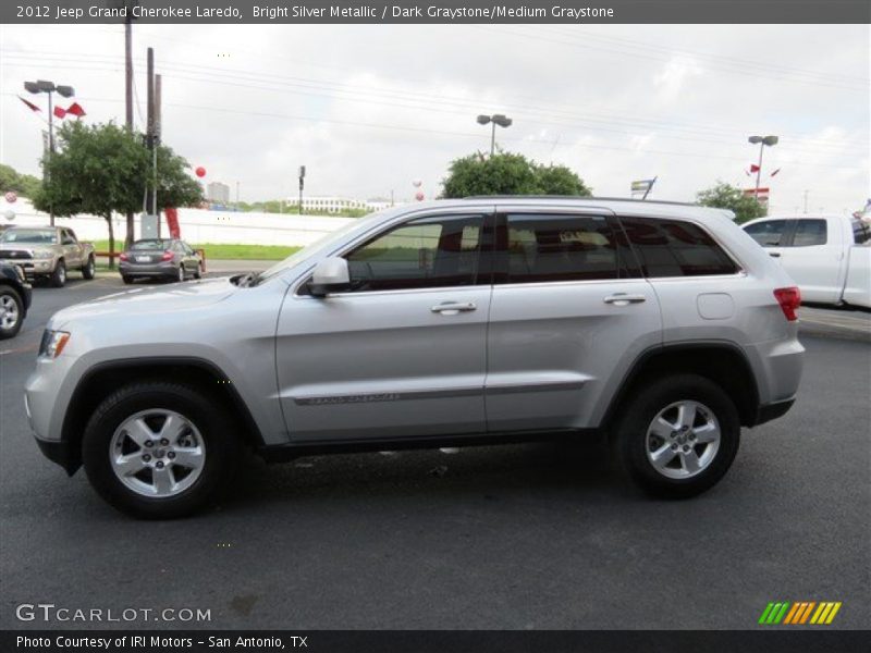 Bright Silver Metallic / Dark Graystone/Medium Graystone 2012 Jeep Grand Cherokee Laredo