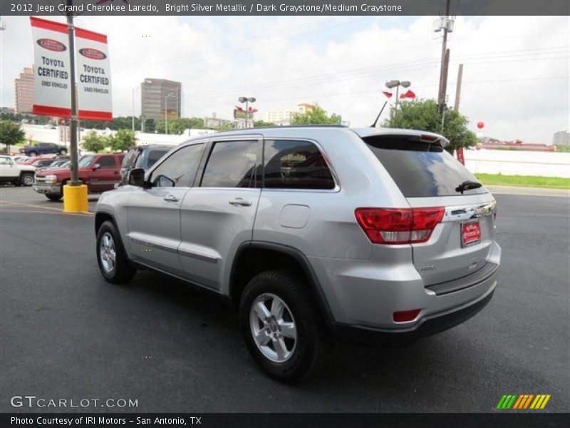 Bright Silver Metallic / Dark Graystone/Medium Graystone 2012 Jeep Grand Cherokee Laredo