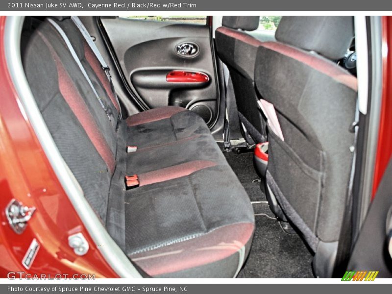 Cayenne Red / Black/Red w/Red Trim 2011 Nissan Juke SV AWD