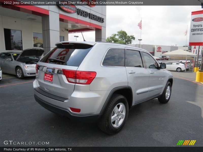 Bright Silver Metallic / Dark Graystone/Medium Graystone 2012 Jeep Grand Cherokee Laredo