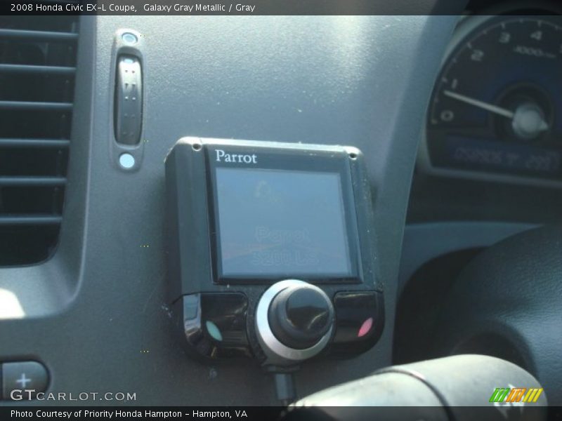 Galaxy Gray Metallic / Gray 2008 Honda Civic EX-L Coupe